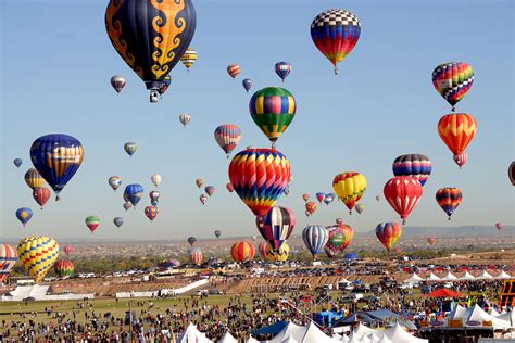 hot air balloon city